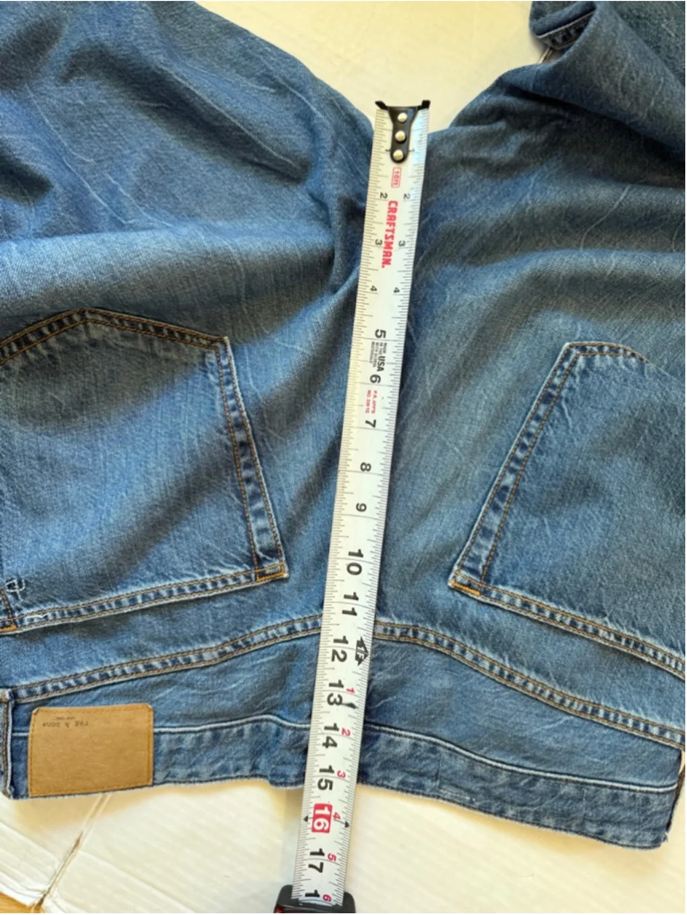 Rag & bone Women’s Clover Wide Leg Jeans 29 Blue Cotton Blend Denim Pants - Picture 5 of 7